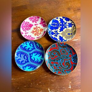 Tracy Reese Turquoise and Coral Plates